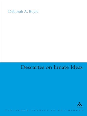 cover image of Descartes on Innate Ideas